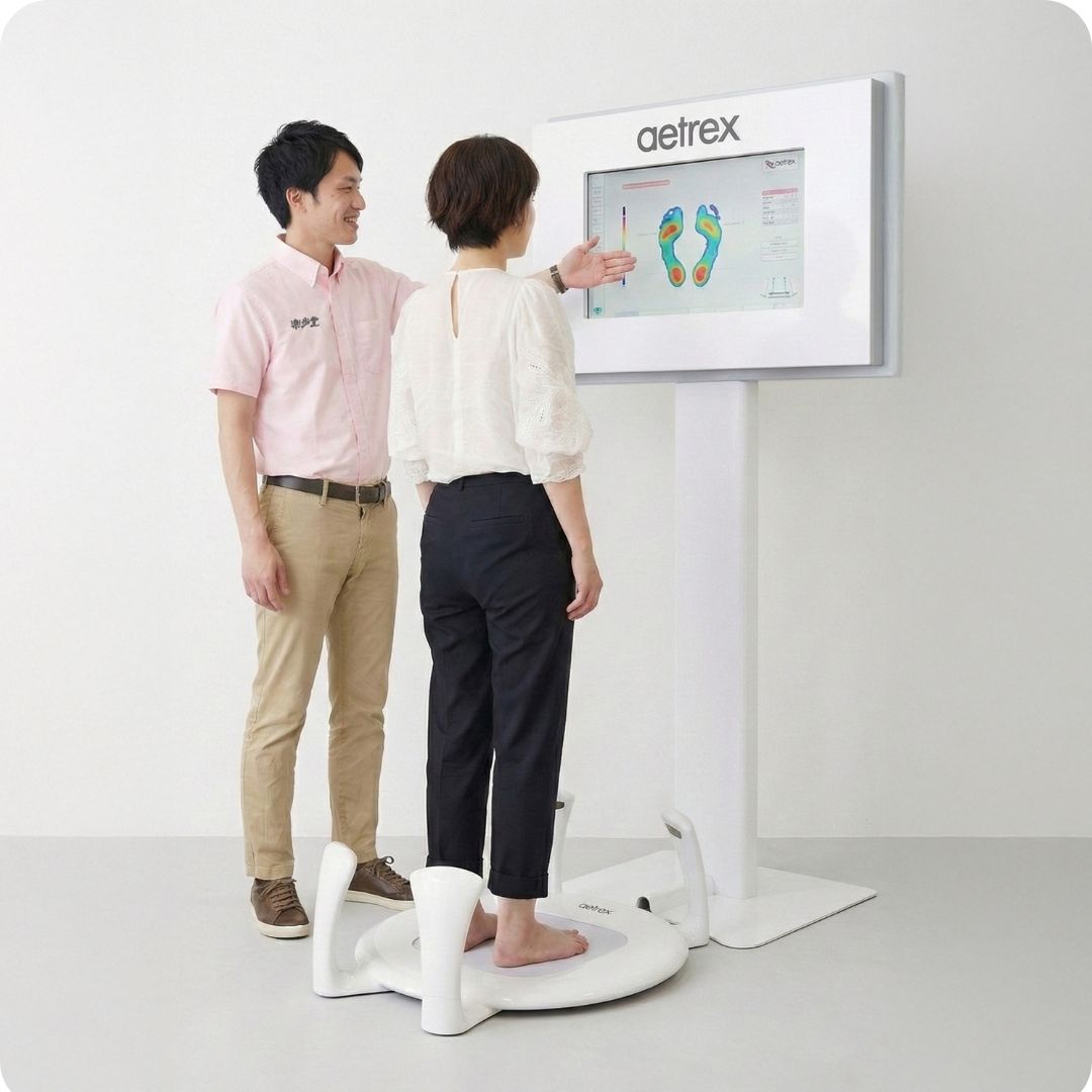 NHKあさイチで話題】最新の3D足型計測機を体験しよう！楽歩堂全店で